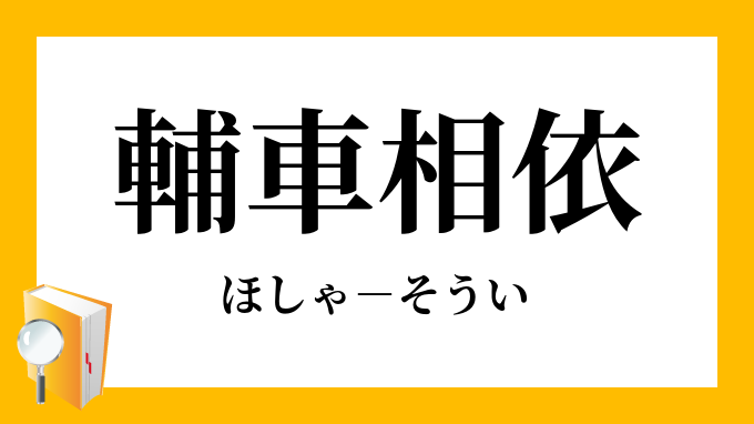 輔車相依 ほしゃそうい の意味
